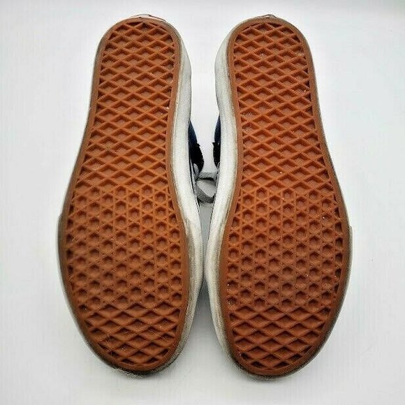 VANS Unisex Old Skool Sk8 Hi Suede Sneakers (Blue, Size Men's 7/ Womens 8.5) - Picture 7 of 8